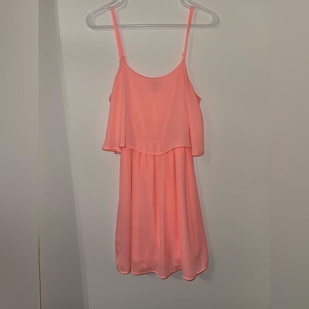 Chic Coral Dress